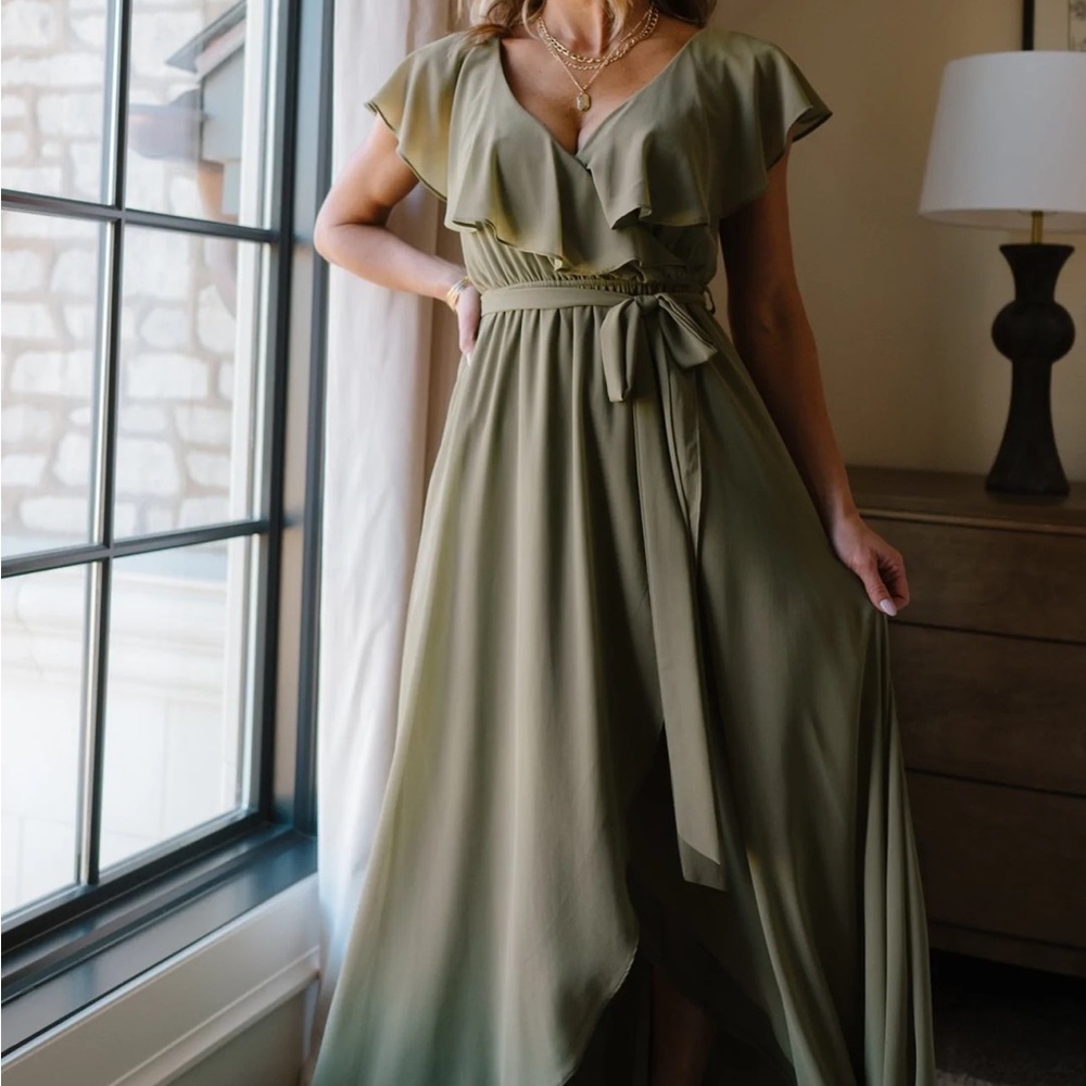 NWT Baltic Born - Katya Ruffle Maxi Dress